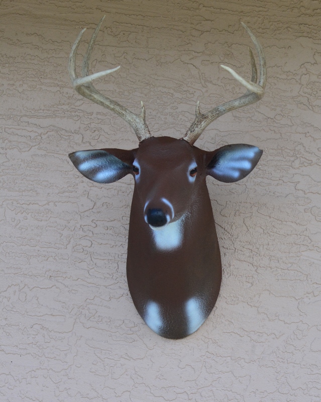 faux deer mount for sale, fake deer mount for sale, whitetail faux deer, deer mount for man cave